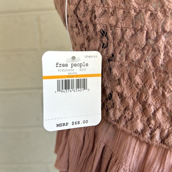 NWT Free People Adella Cami in Dusty Mauve - Picture 8 of 12